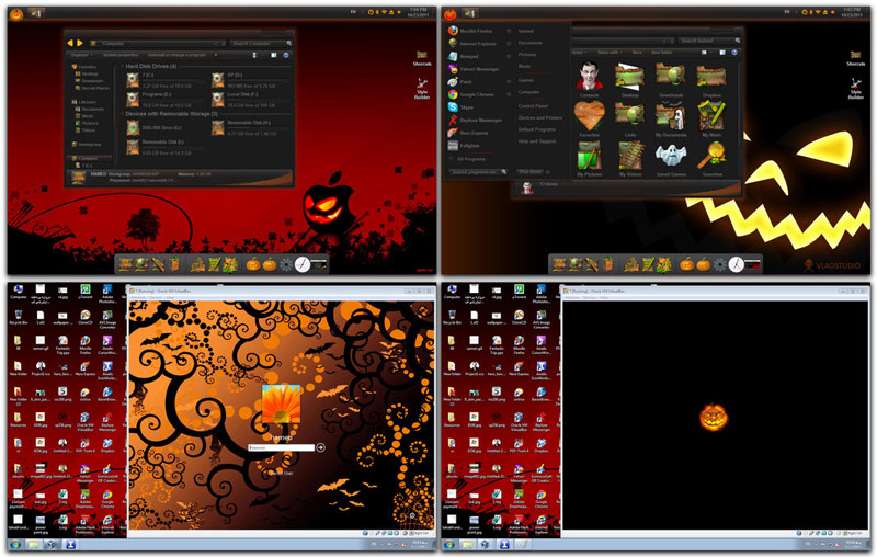 3d windows 7 theme packs