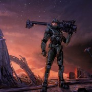 Shooter game Halo 4 Stare iPad Mini wallpapers HD 1024x1024