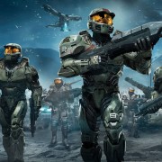 Shooter game Halo 4 field iPad Mini wallpapers HD 1024x1024