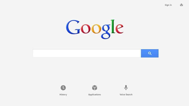 Google search windows 8 apps