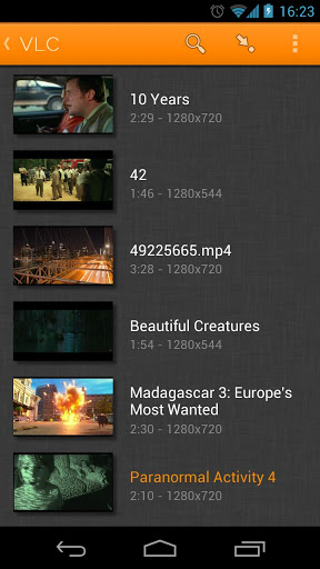 VLC Player App for Android2