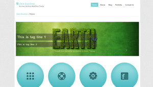 cleanbusiness free wordpress theme