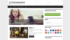 koresponsiv - responsive free wordpress themes