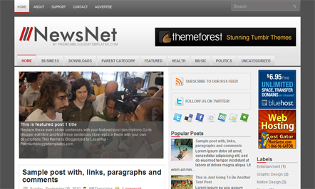 newsnet-blogger-template