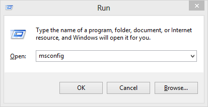 run window- speed up windows 8 boot time