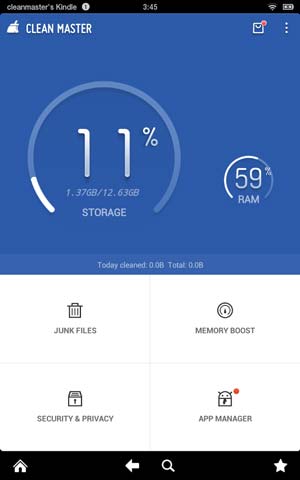 Android Cleaner optomizer Clean master