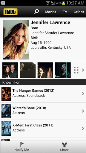 IMDB-the best Android app live TV shows