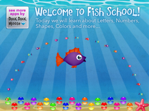 best iPAd mini apps for kids -fish world