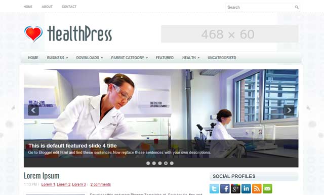 healthpress---free-Blogger-Templates-2013-download