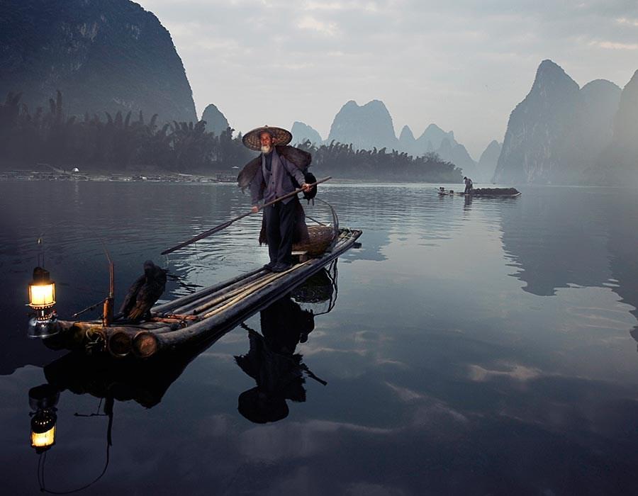 Cormorant fisherman