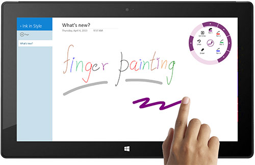 Windows-8-onenote-app-finger-drawing