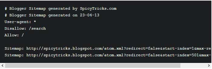 XML-Sitemap-generator-for-blogger-blogs-spicytricks-