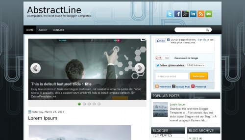 abstractline-blogger-template