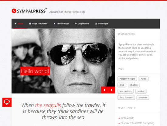 sympalpress Top 10 Awesome Free WordPress Themes for April 2013
