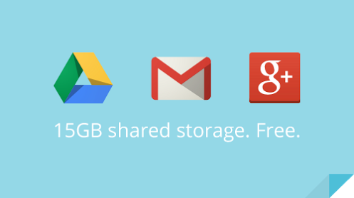 Google Offers 15GB Of Shared Storage Between Gmail, Drive and G+ Photos
