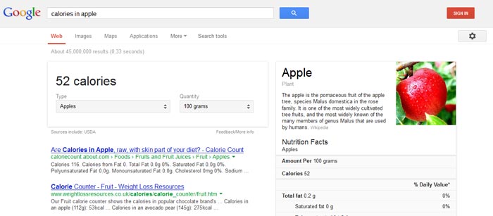 Google-Apple-nutritions-facts