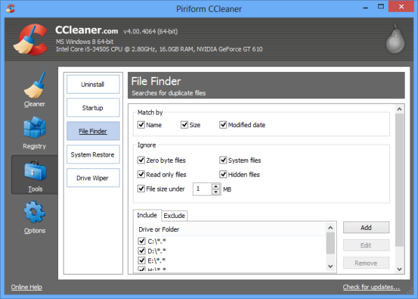 Best Free System Optimization, Privacy and Cleaning Tool ‘CCleaner’ V4.08