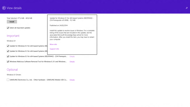 Download Windows 8.1.1 2014 Right Now from Update Center