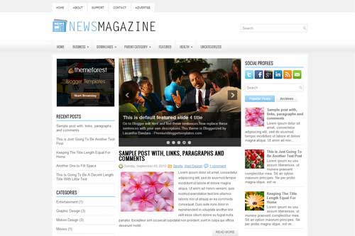 NewsMagazine-blogger-template-st